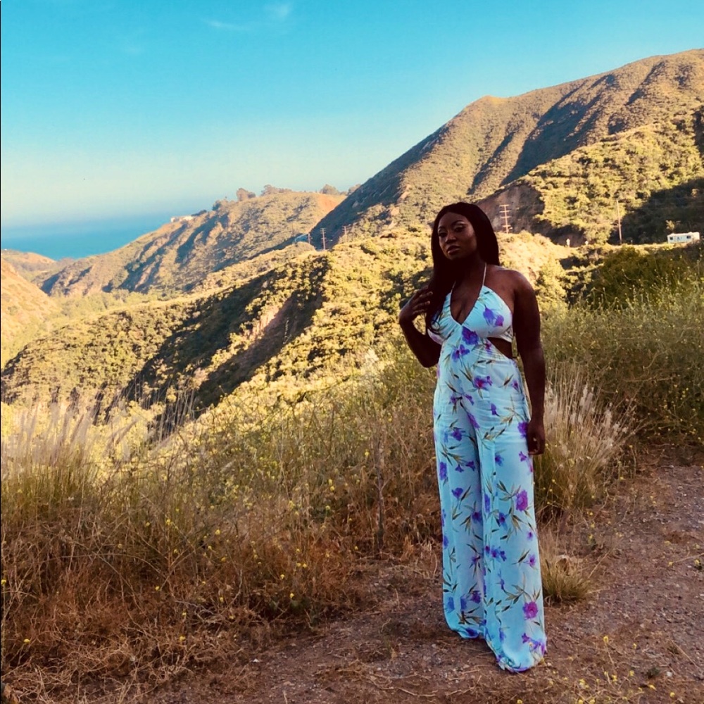 Forever 21 backless Jumpsuit